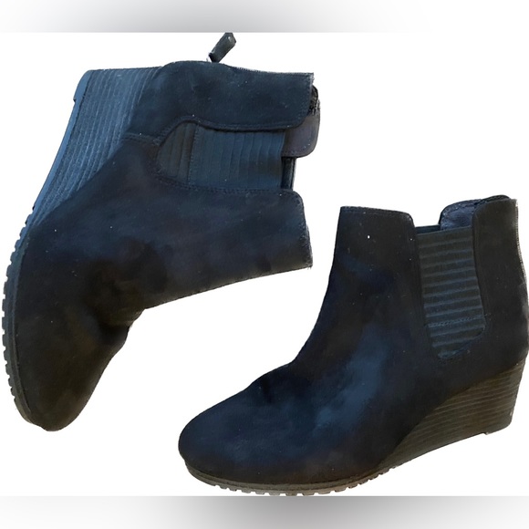 Dr Scholls - Back Zip Booties - sz 8M - Picture 1 of 4